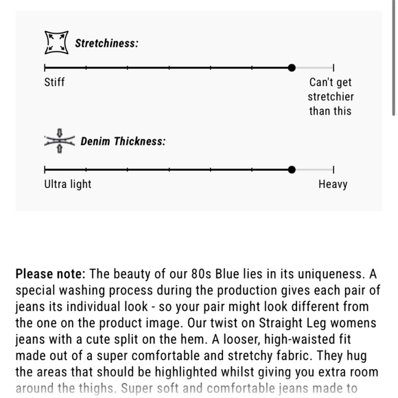 Fitjeans Straight Leg - 80s Blue - Picture 6 of 13